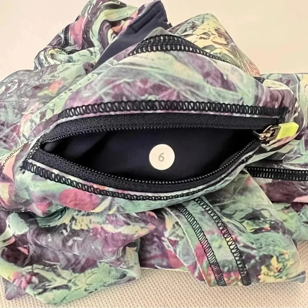 Lululemon Run Top Speed Crop Iridescent Multi Size 6 - Picture 10 of 14